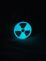 Пробник светящегося PLA-пластика Bestfilament, цвет бирюзовый, 1.75 мм