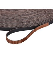 Ремень зубчатый противоскользящий GT2 6мм 1м размотка карбоновый корд